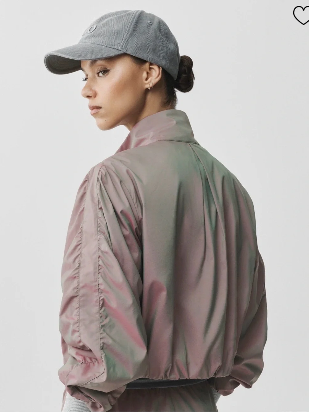 ALO Yoga Prismatic Jacket Pink Moonlight